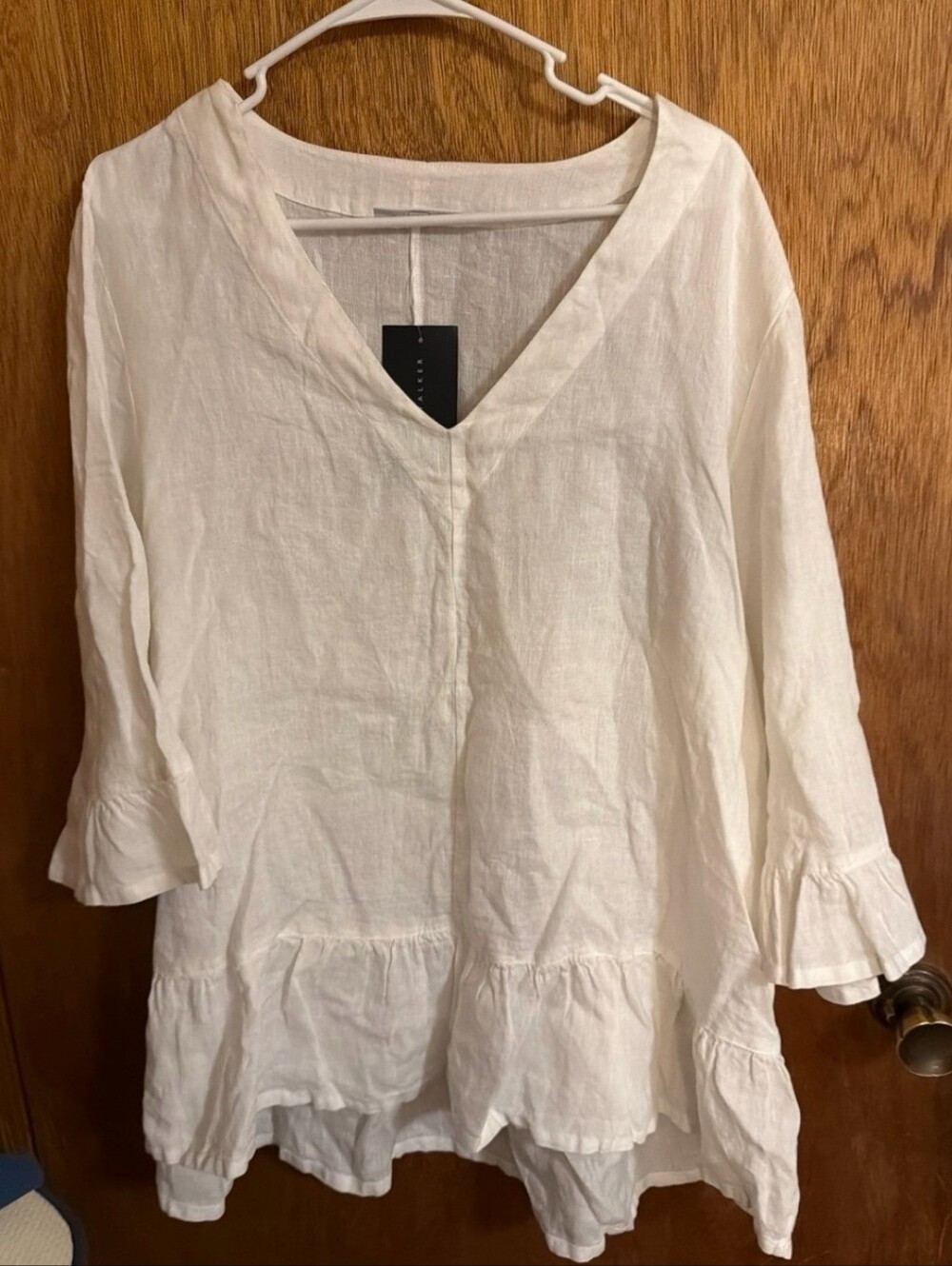 Bryn Walker White Linen Layla Tunic